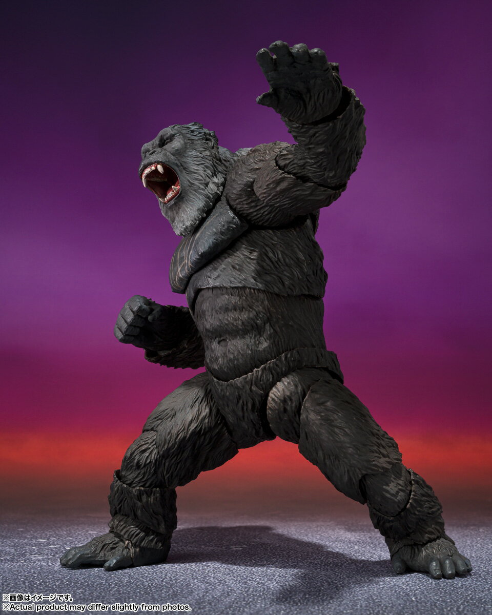 バンダイスピリッツ S.H.MonsterArts KONG FROM GODZILLA×KONG：THE NEW EMPIRE(2024)（ゴジラ×コング 新たなる帝国） フィギュア(3.0)