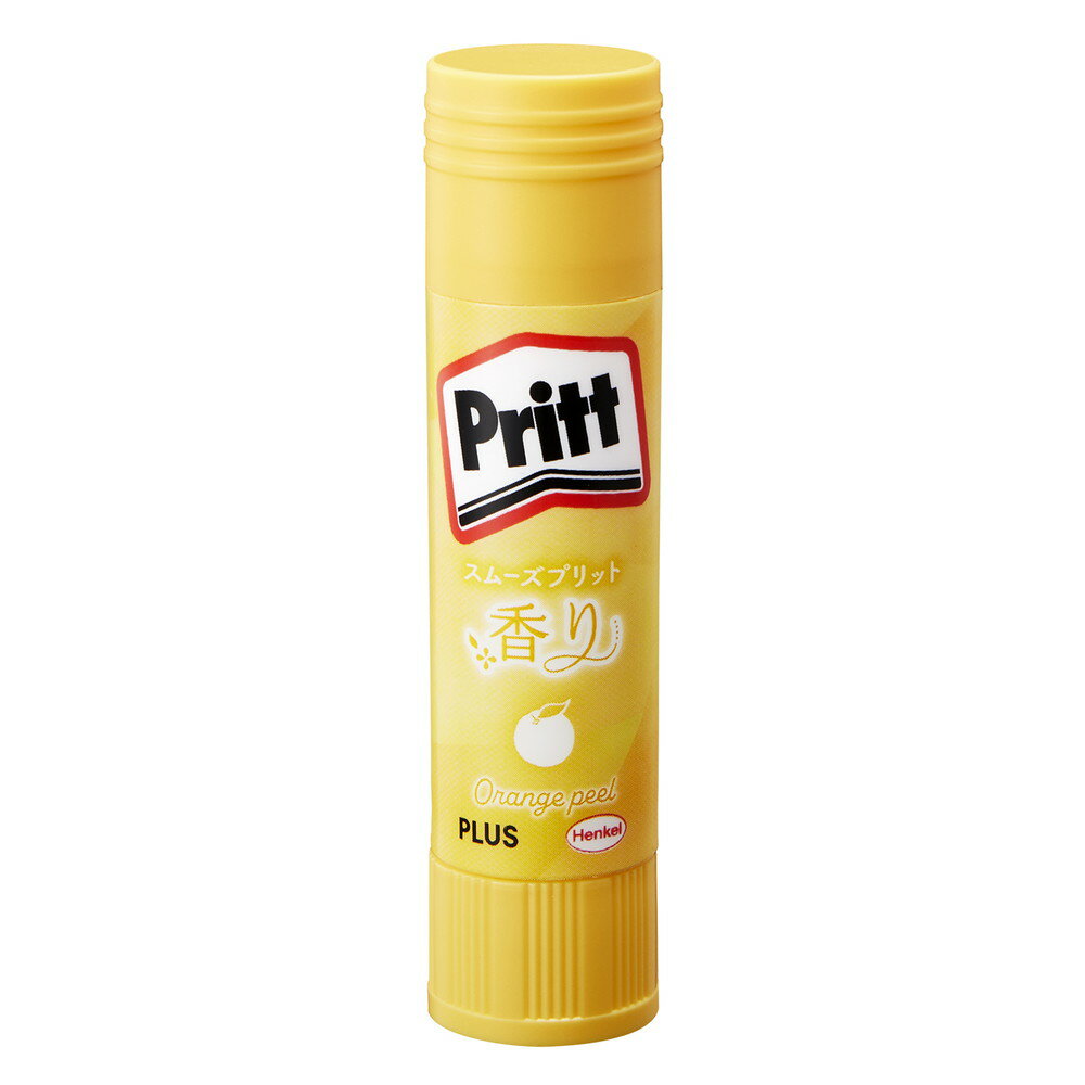 プラス スティックのり 香りプリット Pritt（オレンジピール） NS-721OP-1P(29774)