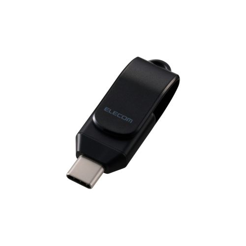 ���쥳���ELECOM USB���� 256GB USB Type-C ��®ž�� iPhone/iPad/Android/PC�б� ��ž�����ͥ��� ���ȥ�åץۡ����� �������ƥ��б��ʥ֥�å��� MF-CEU3256GBK