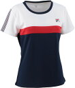 FIL-VL7506-01-M FILA(フィラ) レディース ゲームシャツ(ホワイト・サイズ:M) FILA TENNIS