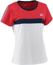 FILA(フィラ) レディース ゲームシャツ(フィラレッド・サイズ:L) FIL-VL7506-11-L FILA TENNIS