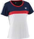 FILA(フィラ) レディース ゲームシャツ(フィラネイビー・サイズ:XL) FIL-VL7506-20-XL FILA TENNIS