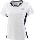 FIL-VL7507-01-L FILA(フィラ) レディース ゲームシャツ(ホワイト・サイズ:L) FILA TENNIS