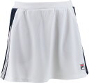 FIL-VL7508-01-L FILA(フィラ) レディース スコート（ホワイト・サイズ：L） FILA TENNIS