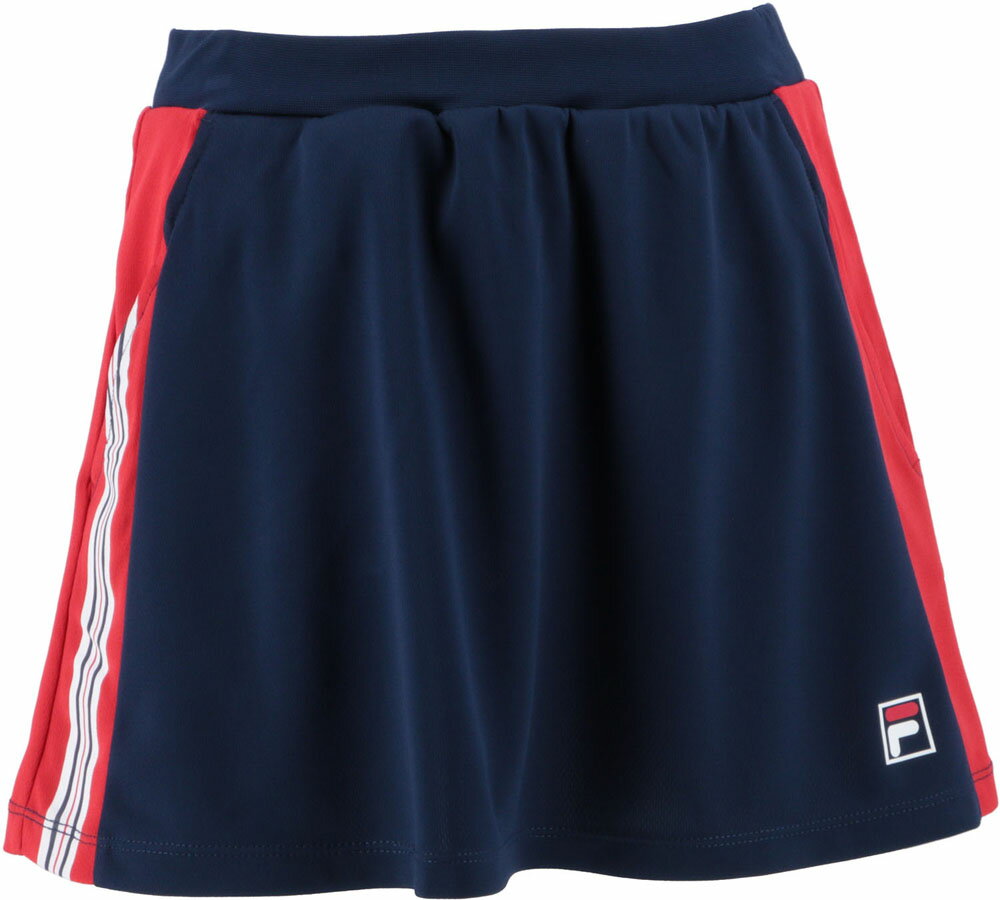 FIL-VL7508-20-M FILA(フィラ) レディース スコート（フィラネイビー・サイズ：M） FILA TENNIS