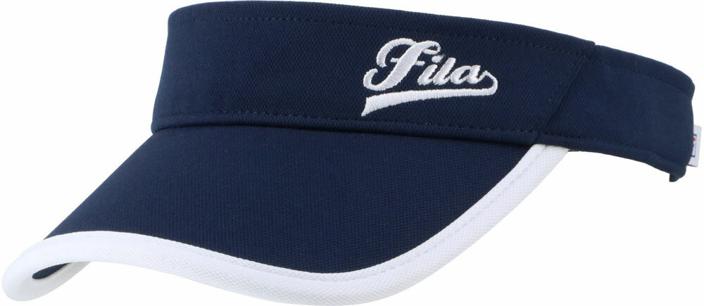 サンバイザー FIL-VL9225-20-5355 FILA(フィラ) レディース サンバイザー（フィラネイビー・サイズ：5355） FILA TENNIS