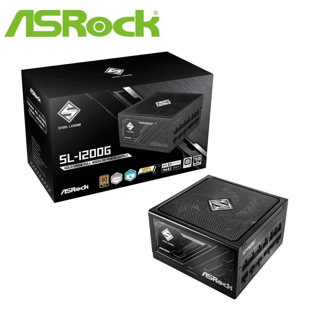 ASRock｜アスロック Steel Legend 1200W 電源ユニット（ブラック） SL-1200G