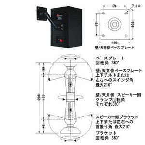 【返品種別A】□「返品種別」について詳しくはこちら□※MTC-U1を用いてS400を天井面へ取り付ける場合、スピーカーは天地逆さまになります。これを正規の方向に取り付けるには、MTC-U1に別売の4"シャフト“MTC-S4”を併用してください◆適合スピーカー：S400/4312M/4312M2/4310H/SV50S■　仕　様　■付属品：分解/調整用 3/16インチ六角レンチ、M6×15スピーカー取り付けネジ×2、落下防止用ステンレスワイヤー×1[MTCU1WH]JBLオーディオ＞AVアクセサリー＞スタンド・ボード類＞ブラケット