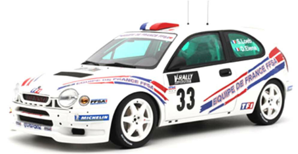 OttOmobile 1/18 トヨタ カローラ WRC ツール・ド・コルス 2000 #33【OTM996】 ミニカー