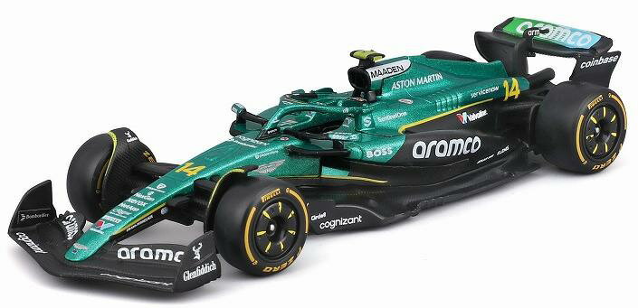 ブラゴ 1/43 アストン マーティン アラムコ F1チーム AMR25 2025 オーストラリア GP No14 ドライバー付【BUR38251A】 ミニカー