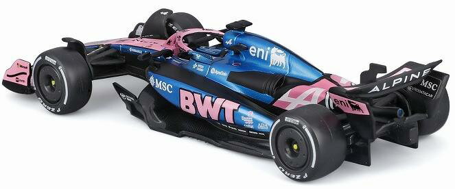 ブラゴ 1/43 BWTアルピーヌ A525 2025 モナコGP No10 ウィンドウボックス【BUR38257G】 ミニカー