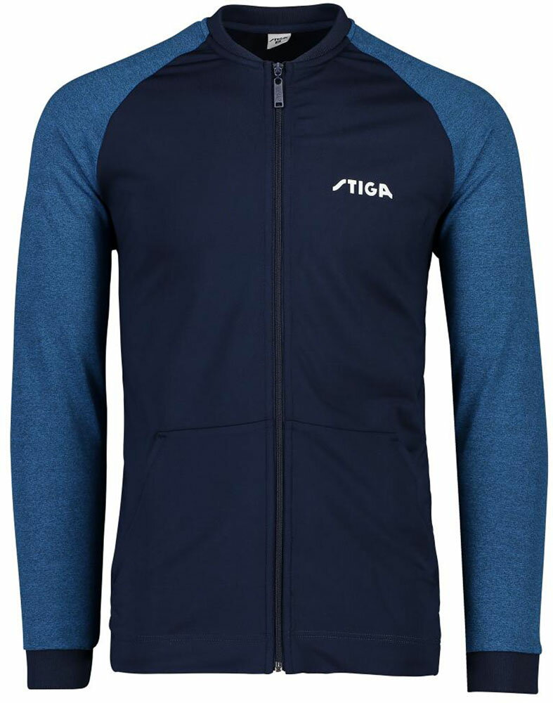 STIGA（スティガ） 卓球用ウェア STIGA メンバージャケット（ネイビー×ブルー・サイズ：3XS） STJ-1861..