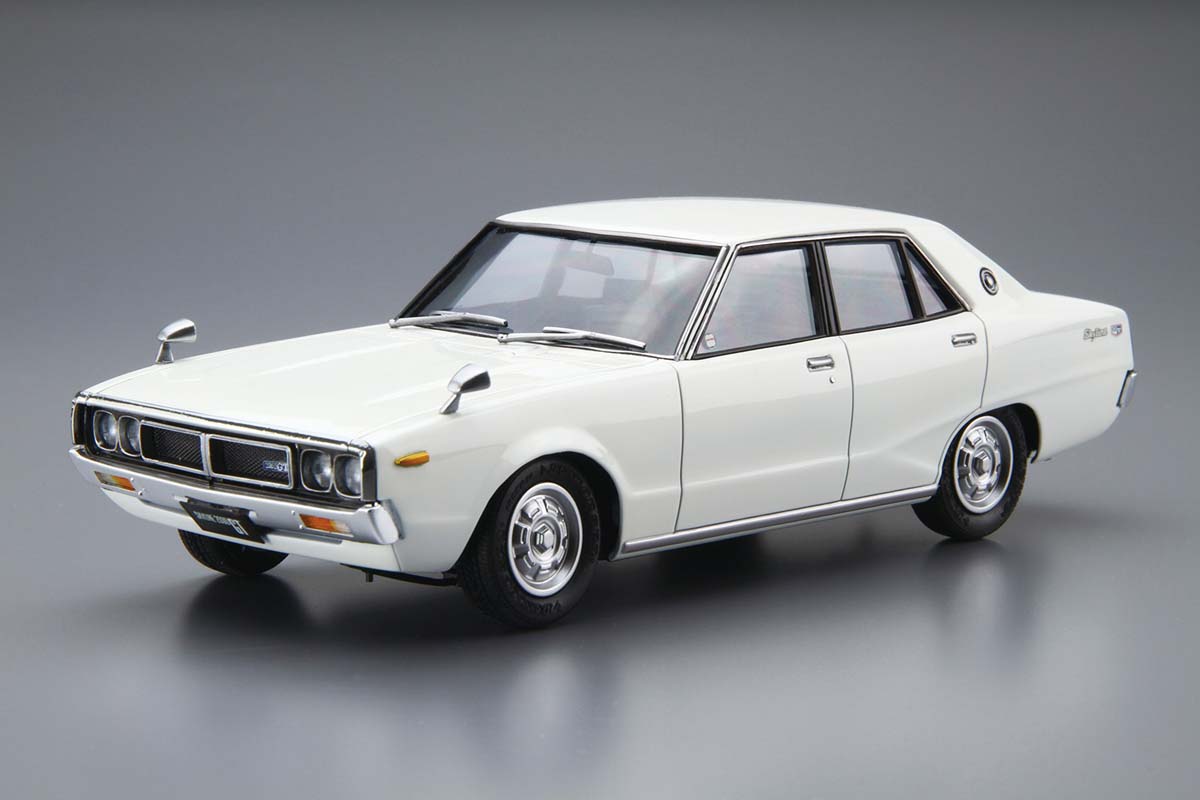 アオシマ 1/24 ザ・モデルカー No.47 ニッサン GC110 スカイライン2000GT '7 ...