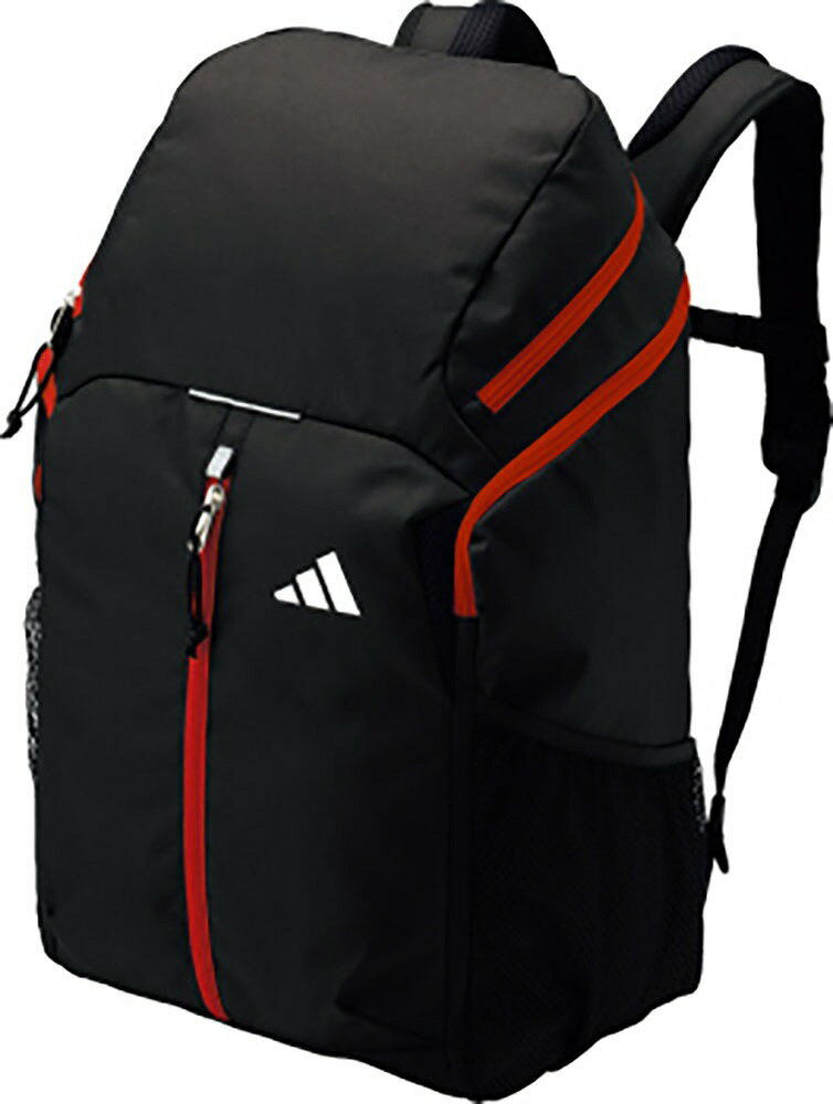 アディダス ボール用デイパック（ブラック×レッド 容量：約32L） MT-ADP41BKR adidas