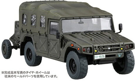 フジミ 1/72 陸上自衛隊 重迫牽引車/120ミリ迫撃砲RT(2両/2門入り) 特別仕様(リアルモールドタイヤ付き)【ML20EX-2】 プラモデル