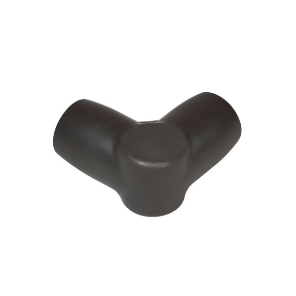 ヤザキイレクター FSプラスチックジョイント マットチョコレート 1個入り(3方向コーナー用/28mmφ用) J-..