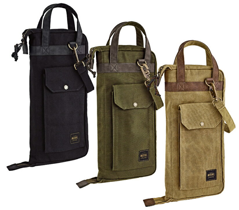 MWSBK マイネル ドラムスティックバッグ（Black） MEINL WAXED CANVAS COLLECTION Stick Bag