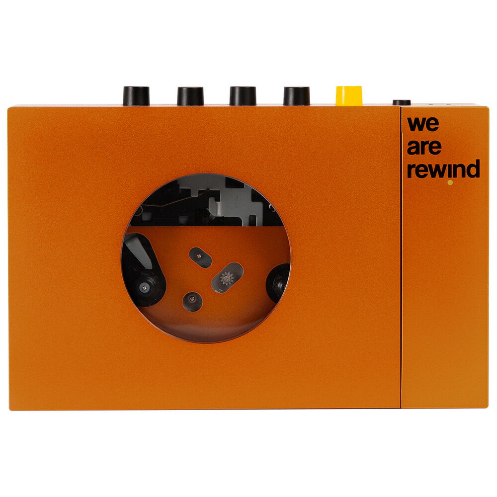 We Are Rewind カセットプレーヤー（オレンジ） WE-001-ORANGE