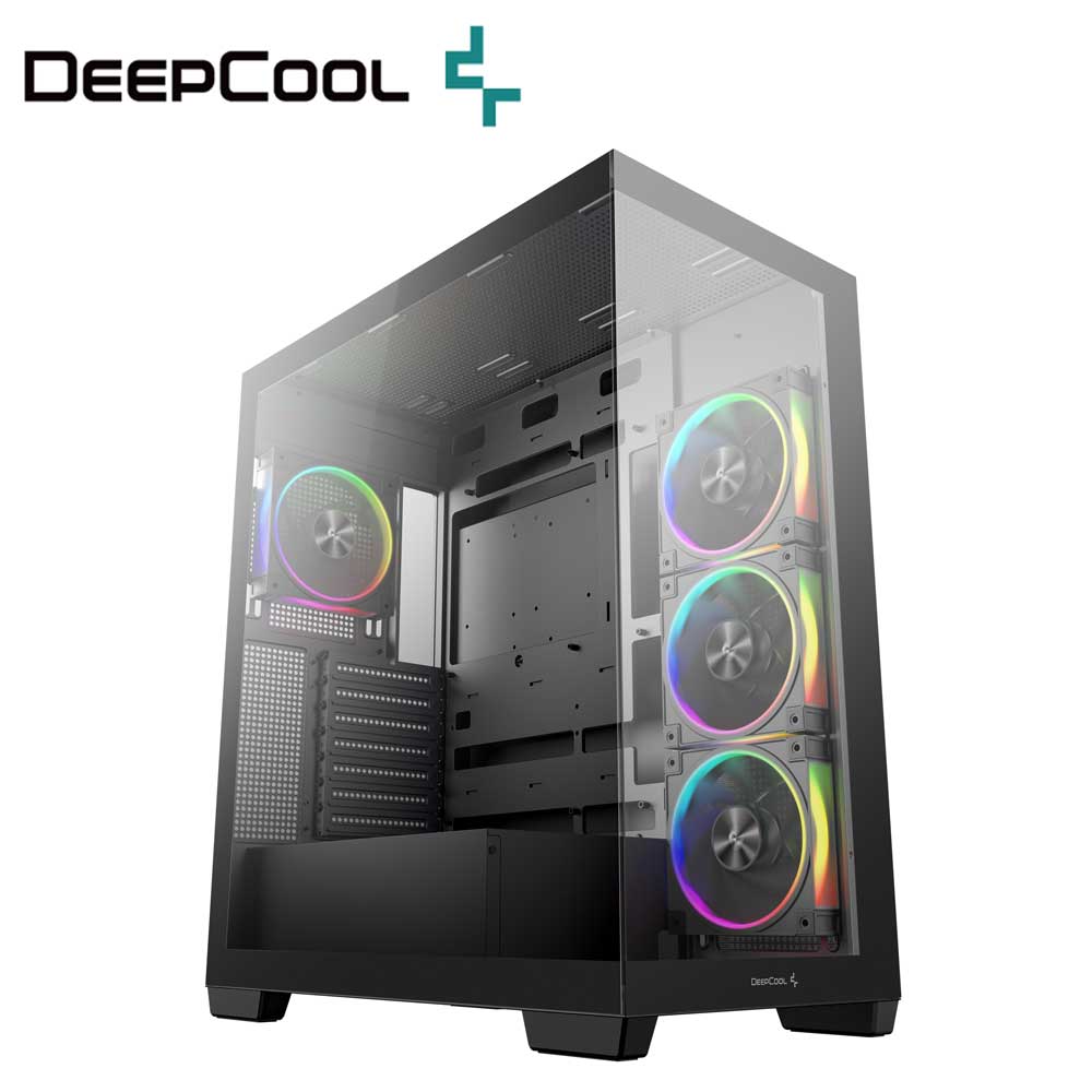 DeepCool｜ディープクール Mini-ITX / Micro-ATX / ATX対応 ミドルタワー型PCケース CG580 4F V2（ブラック） R-CG580-BKADA4-G-2（楽天・Joshin web 家電とPCの大型専門店）
