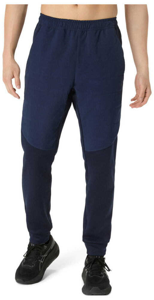 アシックス メンズ ハイブリッド中わたフリースパンツ（ミッドナイト・サイズ：XL） 2031F173-400-XL asics