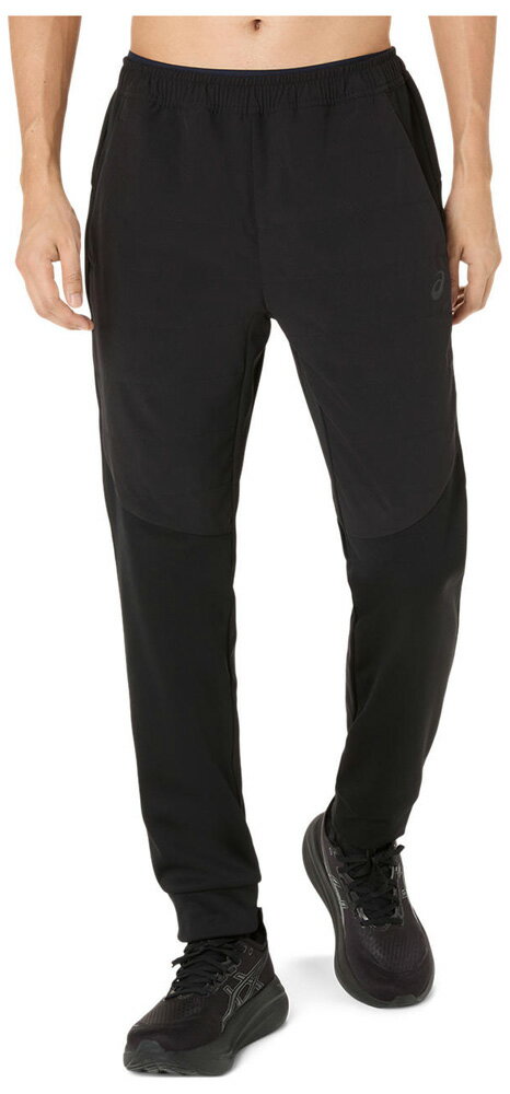 アシックス メンズ ハイブリッド中わたフリースパンツ（パフォーマンスブラック・サイズ：XL） 2031F17..