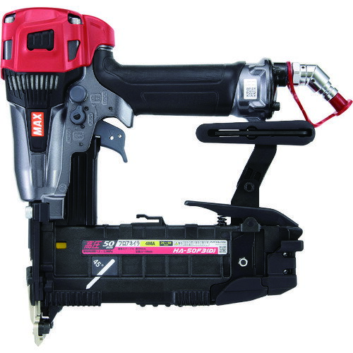 【返品種別B】□「返品種別」について詳しくはこちら□◆足先すぼまりや座屈をなくす、インサイトガイド搭載です。◆クラス最短全高263mm、新ボディ採用により小型軽量化を実現しました。◆片手で風量調整が可能なエアダスタ機構を搭載しています。◆フロア材の構造用厚合板、中間材へのMA線ステープルの留め付けに。■　仕　様　■商品品番：HA91069寸法：高さ263×幅77×長さ280mm質量：1.6kgステープル装填数：84本(1連)ステープル足長さ：25mm、28mm、32mm、38mm、45mm、50mm使用空気圧(約)：1.2〜2.3MPa(12〜23kgf/cm2)使用ホース：内径5mm以上、長さ30m以内安全装置：メカニカル方式、トリガロック装置装備品：六角棒スパナ4mm[HA50F3D]MAXアウトドア＞DIY・工具＞工事・照明用品＞土木作業・大工用品