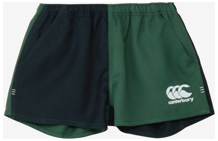 Pants - カンタベリー メンズ ラグビーショーツ（フォレストグリーン×ネイビー・サイズ：3L） CCC-RG24515-FG-3L CANTERBURY