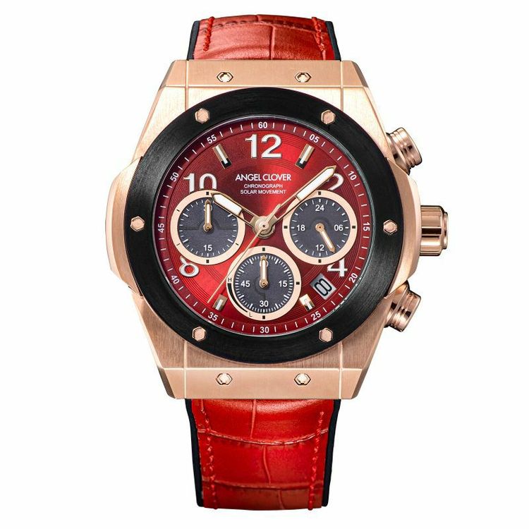 エンジェルクローバー 【国内正規品】EXVENTURE SOLAR ソーラー メンズタイプ EVS45PRE-RE [EVS45PRERE]【返品種別B】