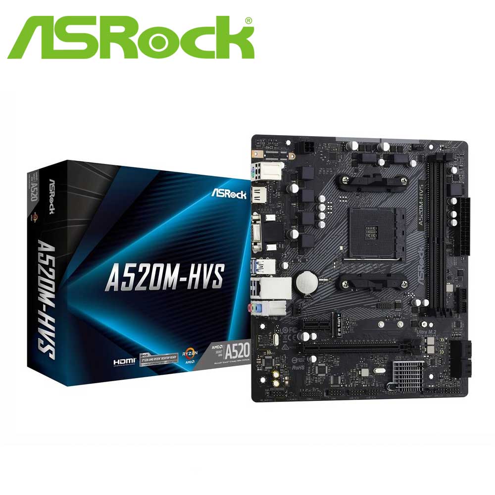 ASRock｜アスロック ASRock A520M-HVS / Micro-ATX対応 マザーボード A520M-HVS