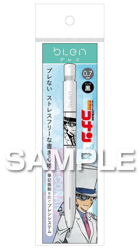 【返品種別A】□「返品種別」について詳しくはこちら□2025年10月 発売◆“筆記振動（ブレ）の制御”でストレスを軽減する、ブレないエマルジョンボールペン「ブレン」です◆この商品は日本国外での販売は許諾されておりません■　仕　様　■サイズ：全長143.6mm（最大軸径11.8mm）入数：1本ボール径：0.7mmインク色：黒替え芯：NC-0.7芯（ゼブラ社・別売）(C)青山剛昌/小学館・読売テレビ・TMS 1996[HH4697]OAサプライ/OA機器＞オフィス事務用品・文房具＞ボールペン・万年筆