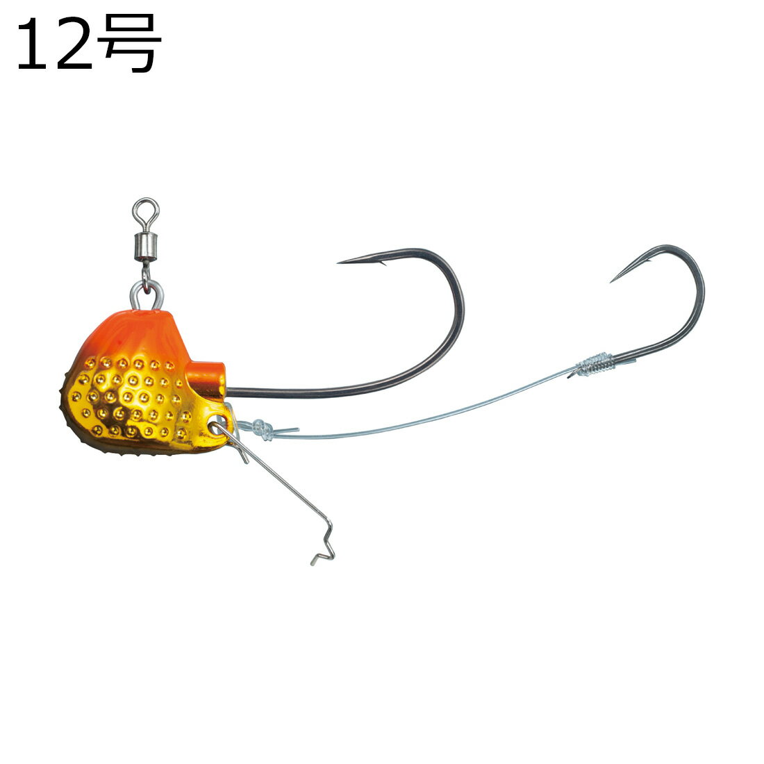 ラグゼ 桜幻 鯛テンヤTG 12号 (#3 オレンジ/ゴールド) オウゲンタイテンヤTG12ゴウ#3 LUXXE タングステンタイテンヤ