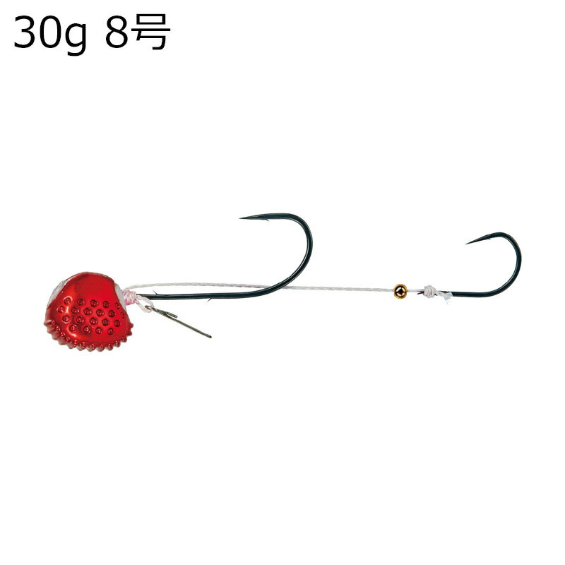 ラグゼ 桜幻 鯛テンヤプラグインTG 30g 8号 (#1 レッド) オウゲンタイテンヤプラグインTG8ゴウ#1 LUXXE タングステンタイテンヤ