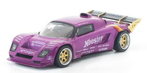 POP RACE 1/64 パンデム ロータス エリーゼ パープル【PR640448】 ミニカー