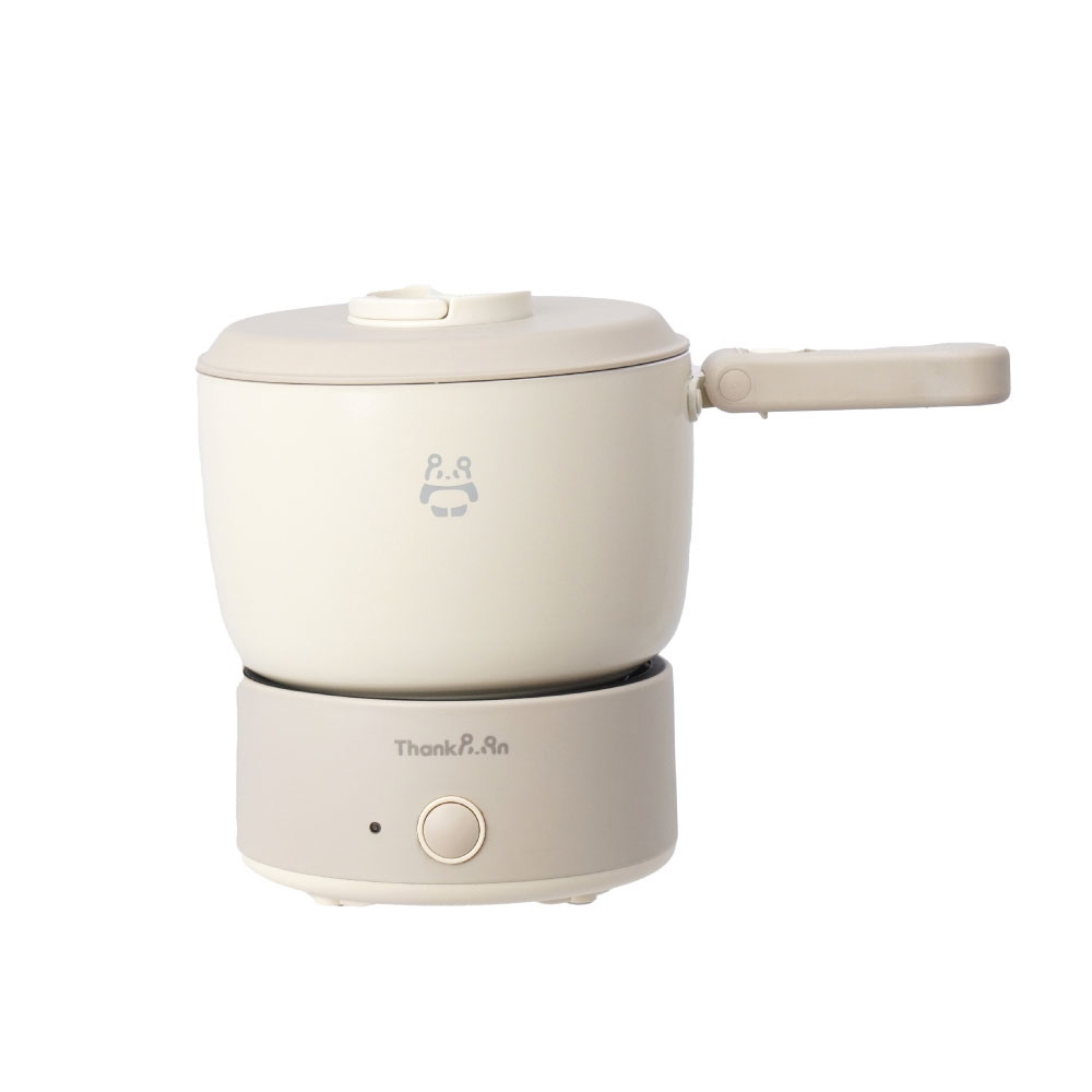 サンコーレアモノ 電気鍋　グレージュ KGDR25HJU 楽々収納電気鍋「コロン」 [KGDR25HJU]