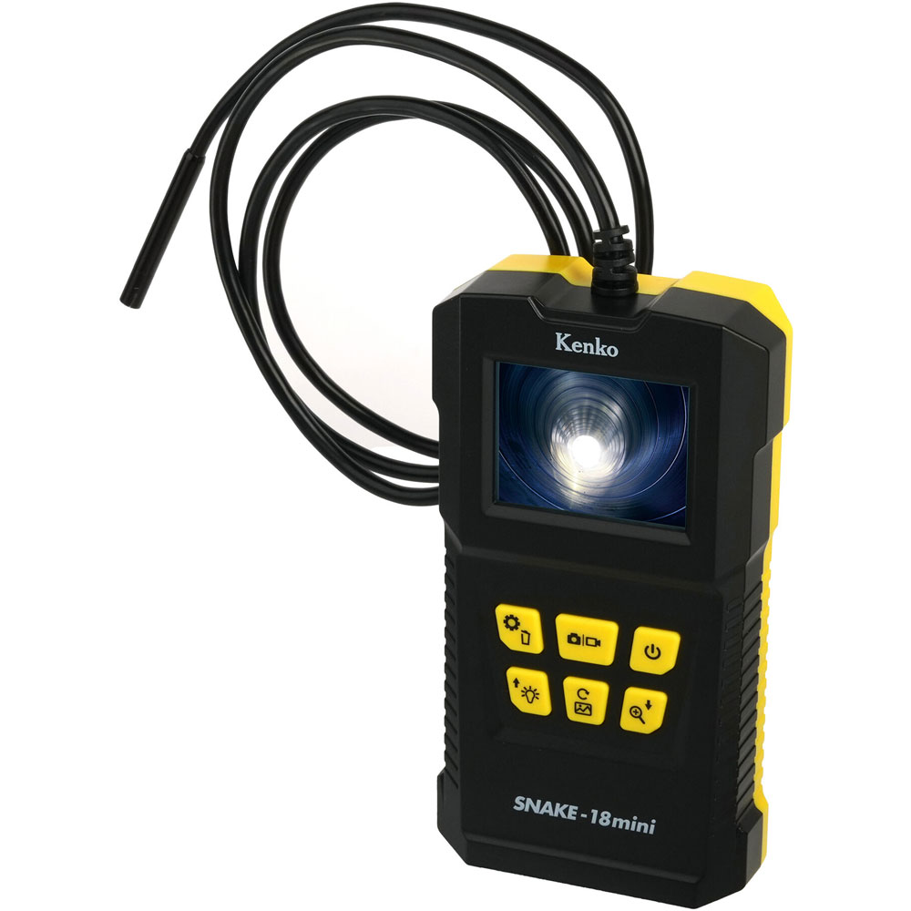 ケンコー LEDライト付き防水スネイクカメラ「SNAKE-18mini」 SNAKE-18MINI