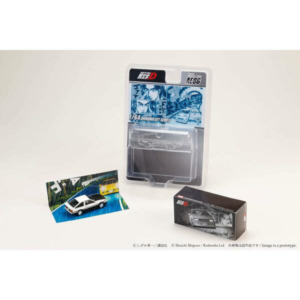 ホビージャパン 1/64 Toyota COROLLA LEVIN (AE86)/頭文字D 秋山 渉 VS 高橋 啓介【HJDMD008A】 ミニカー