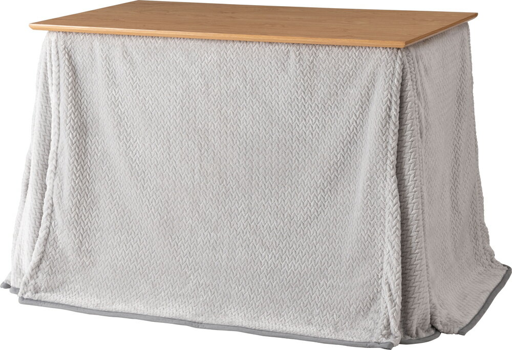 東谷 ダイニング用こたつ布団（247×202cm　グレー） KK-601GY 【暖房器具】AZUMAYA [KK601GY]