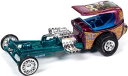 JOHNNY LIGHTNING 1/64　Rat Fink ドラッグスター グリーン/グラフィックス ミニカー