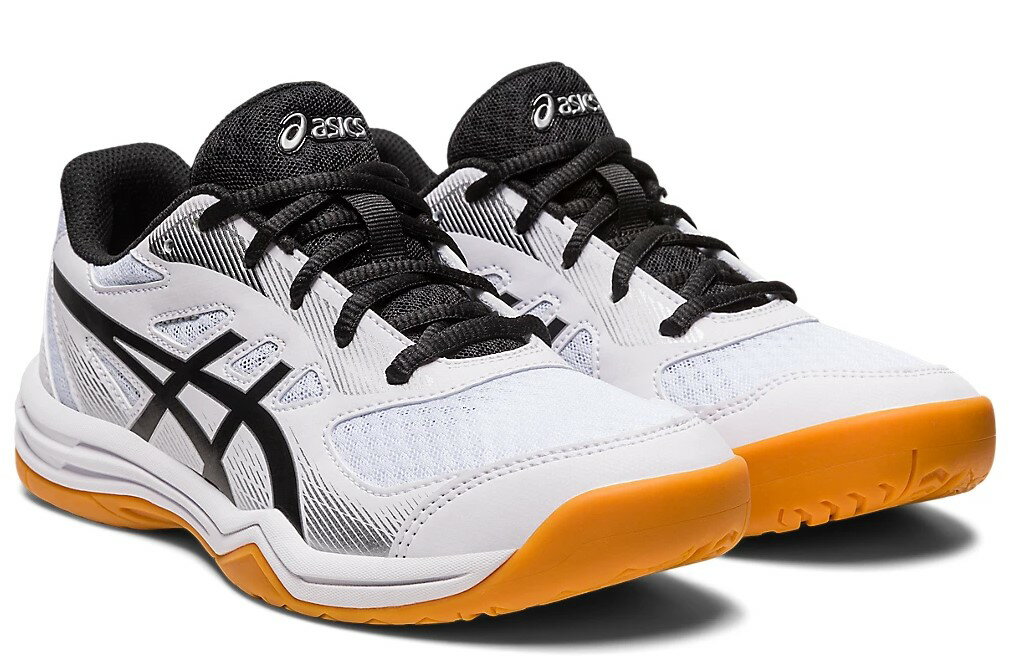 1074A039-102-23.0 アシックス ジュニア　バレーボールシューズUPCOURT 5 GS（WHITE/BLACK・サイズ：23.0cm） asics　STANDARD　アップコート 5