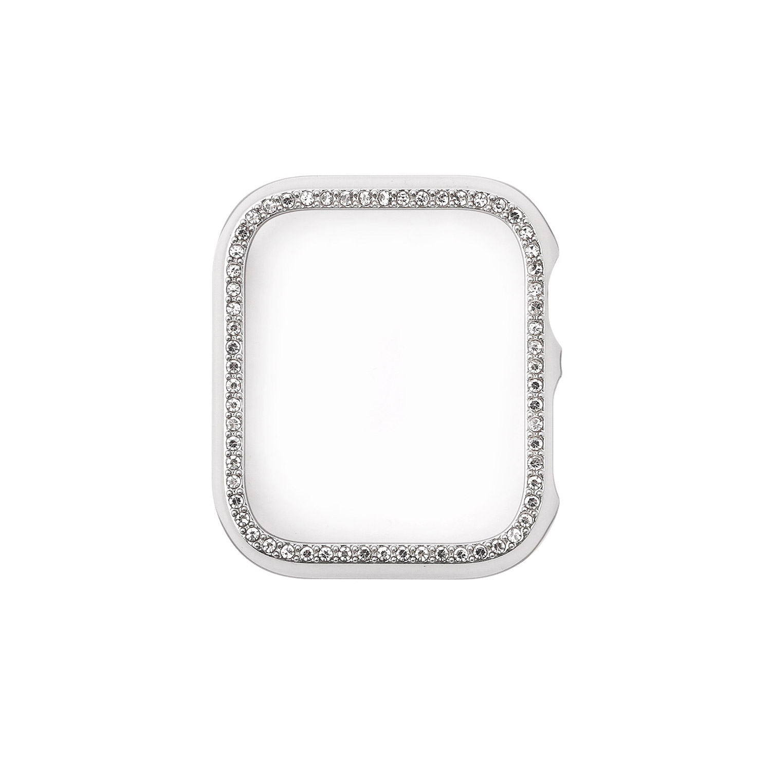 ウェアプラネット Apple Watch Series 8 / 7 [ 41mm ] ラインストーンケース（シルバー） WEARPLANET WP23110AWSV