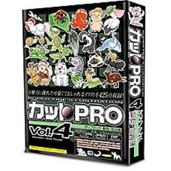 デザインオフィス 協和 カットPRO Vol.4 ポップタッチ 動物・昆虫編 カツトPRO4-H