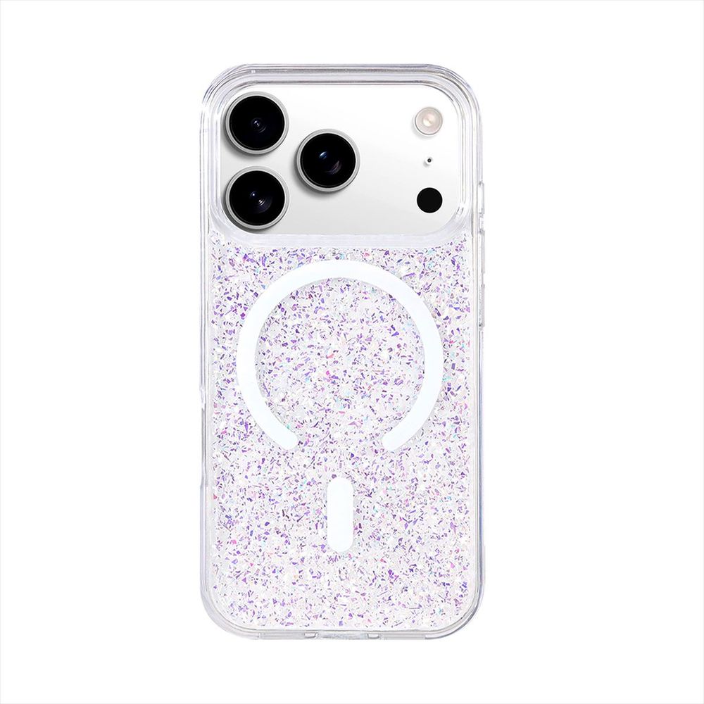 樂天商城 - Design Skin iPhone 17 Pro用 グリッターMagSafe対応ケース（クリア） DSK28297I17PR