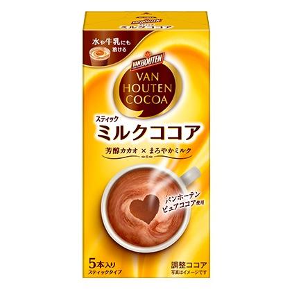 バンホーテン ミルクココア 5本入 片岡物産 バンホ-テン5Pミルクココア 90G