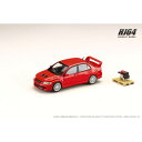 ホビージャパン 1/64 三菱ランサー GSR EVOLUTION 7 エンジンディスプレイモデル付き（パルマレッド）【HJ641054R】 ミニカー