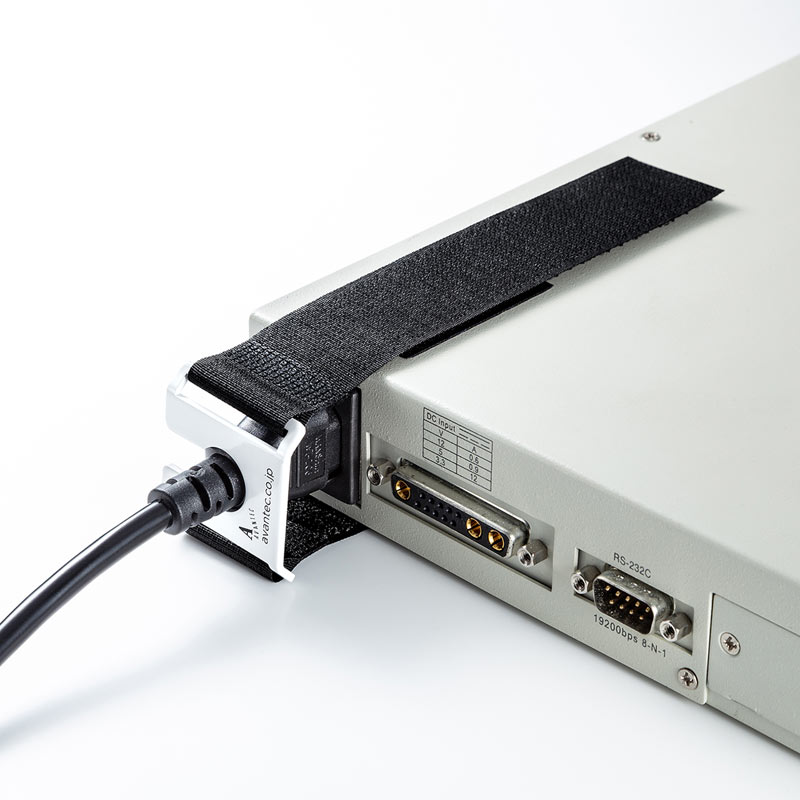 サンワサプライ AC電源プラグ用ロック（ベルト） CA-NB001
