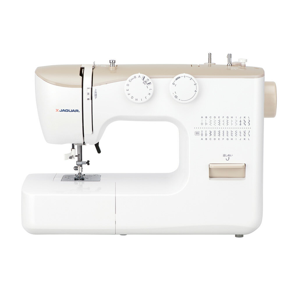 ジャガー 電動ミシン（ホワイト） KJM-1002W JAGUAR [KJM1002W]