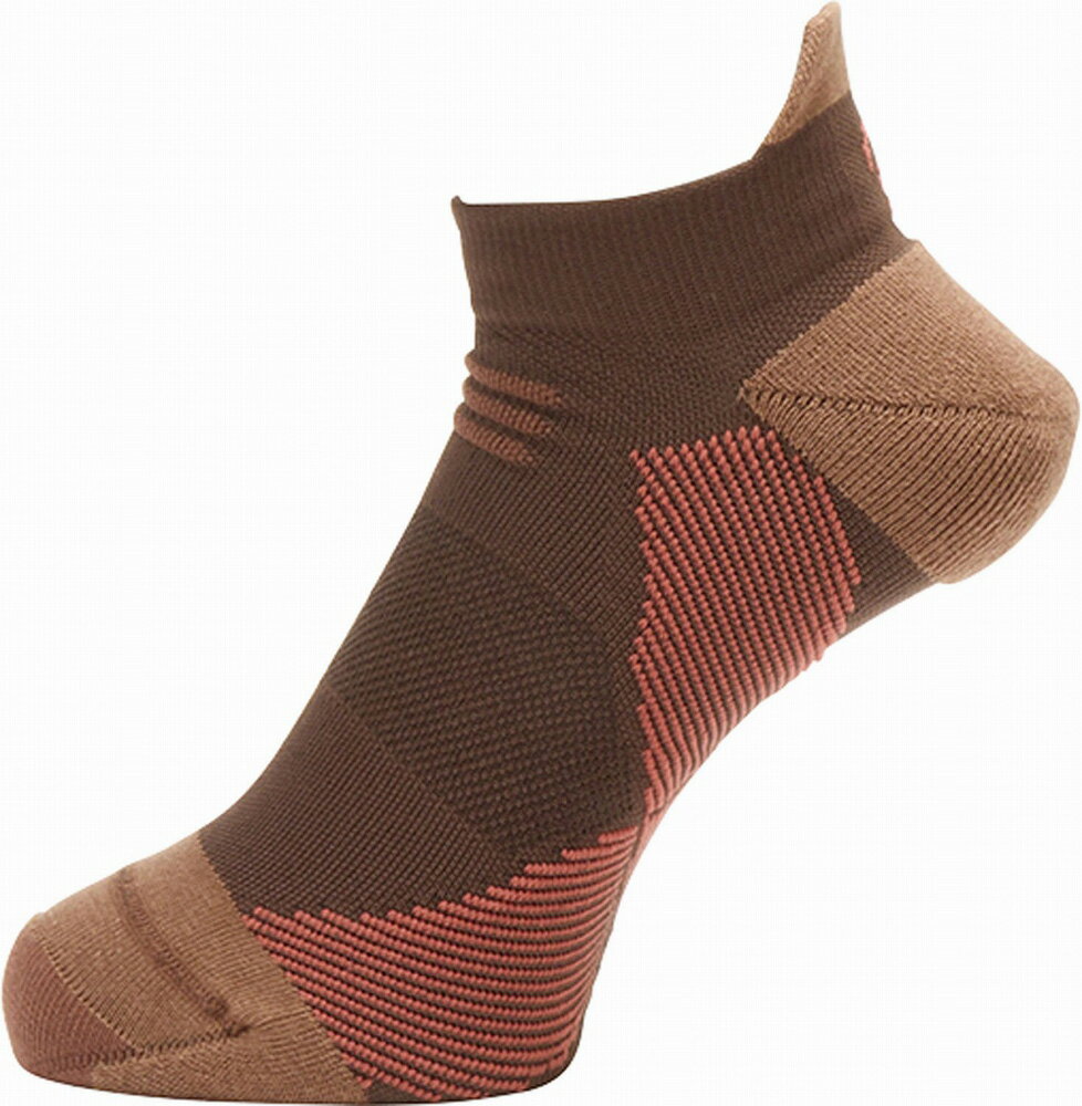 C3fit(シースリーフィット) ユニセックス アーチサポート ショートソックス（チークブラウン・サイズ：2） GW-GC23300-TW-2 Goldwin