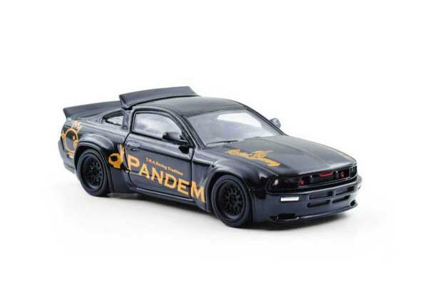 MODEL MODEL 1/64 Pandem Mustang ブラック ミニカー