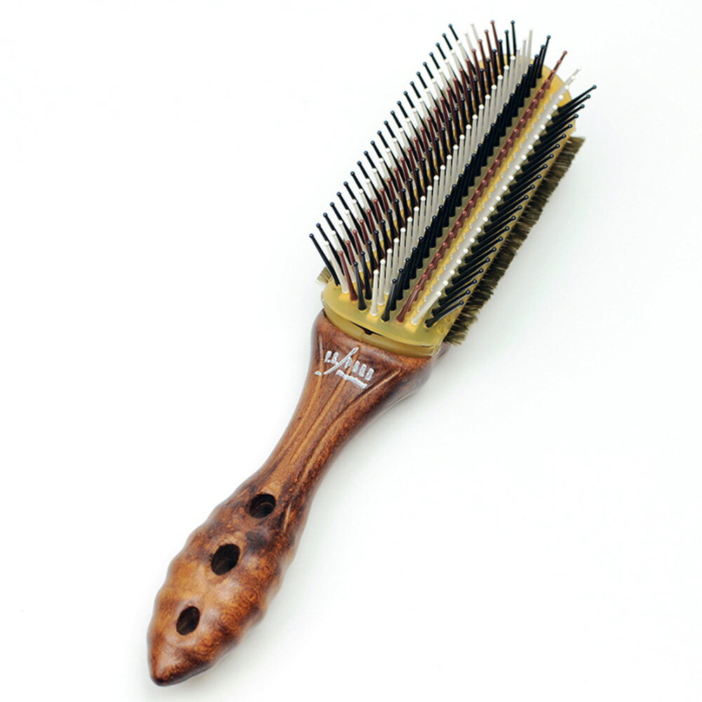 YSパーク ヘアブラシ YS-WD105-9 YS-WD105-9 ウッドドラゴンブラシ 9行 [YSWD1059]