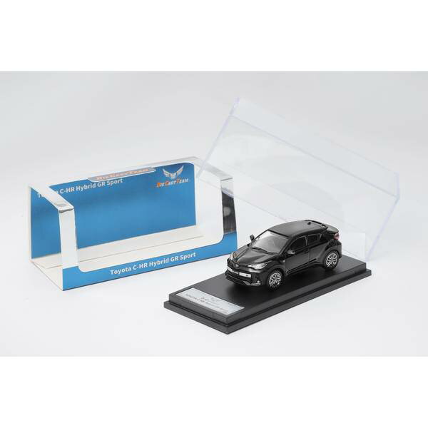ダイキャストチーム 1/64 Toyota C-HR Hybrid GR Sport (RHD) ブラック【LL-022-105】 ミニカー